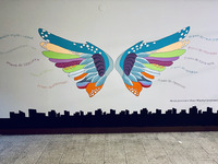 zdjęcie nr 3 - "Uskrzydlający" mural we Elektryku
