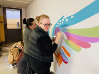 zdjęcie nr 5 - "Uskrzydlający" mural we Elektryku