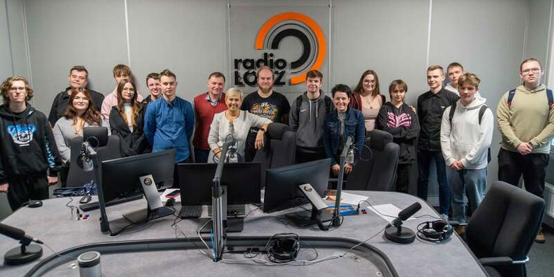  Uczniowie w radiu Łódź