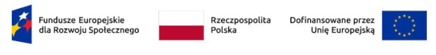 Loga - Unia Europejska oraz Europejski Fundusz Społeczny