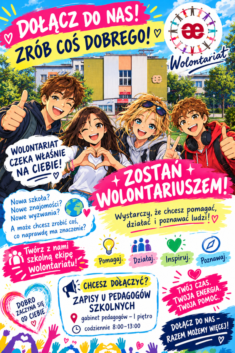  plakat - wolontariat